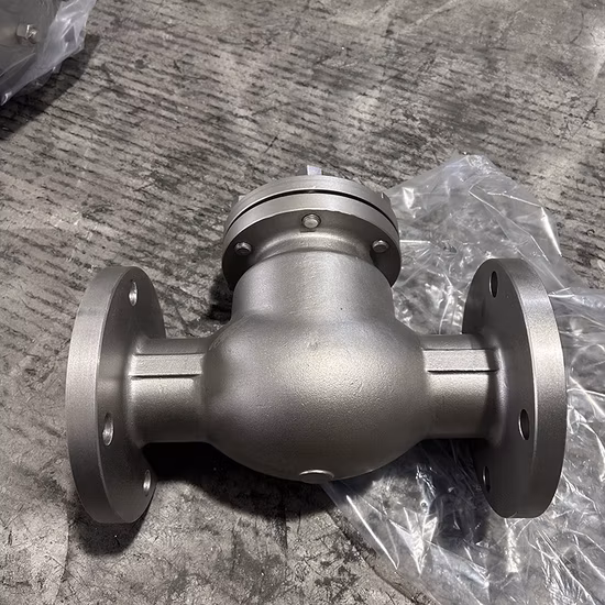 ダクタイル鋳鉄製フランジ形二板逆止弁 フラップ弁 スイングボール形逆止弁